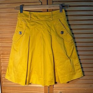 Mini skirt, Mustard Yellow, size 5